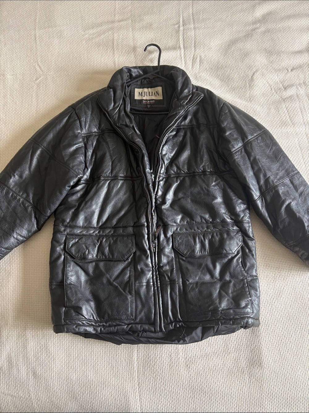 MJ Julian Men's Black Puffer Jacket